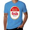 T-shirt Kolsch Fruh per ragazzi bianche ad asciugatura rapida moda coreana abbigliamento per uomo