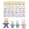 3-D Puzzle Box Shape Matching Board Toy Bear/Rabbit Dress Changing Busy Board Toy for Toddler Learning Educational Gift