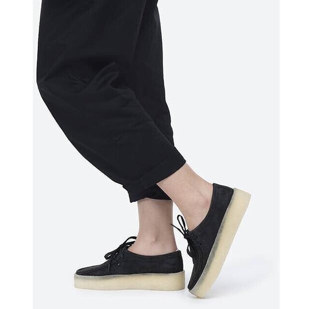 Женские полуботинки Clarks Wallabee cup women black nubuck
