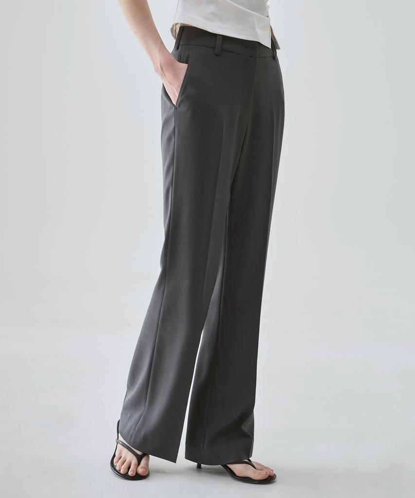Deuloupisumeon Summer Slim Bootcut Slacks [Black]