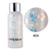 Glitter Eyeshadow Gel for Stage Makeup with Laser-style Large Glitter Sparkle Effect