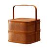 Handmade Bamboo Woven Rectangular Food Box