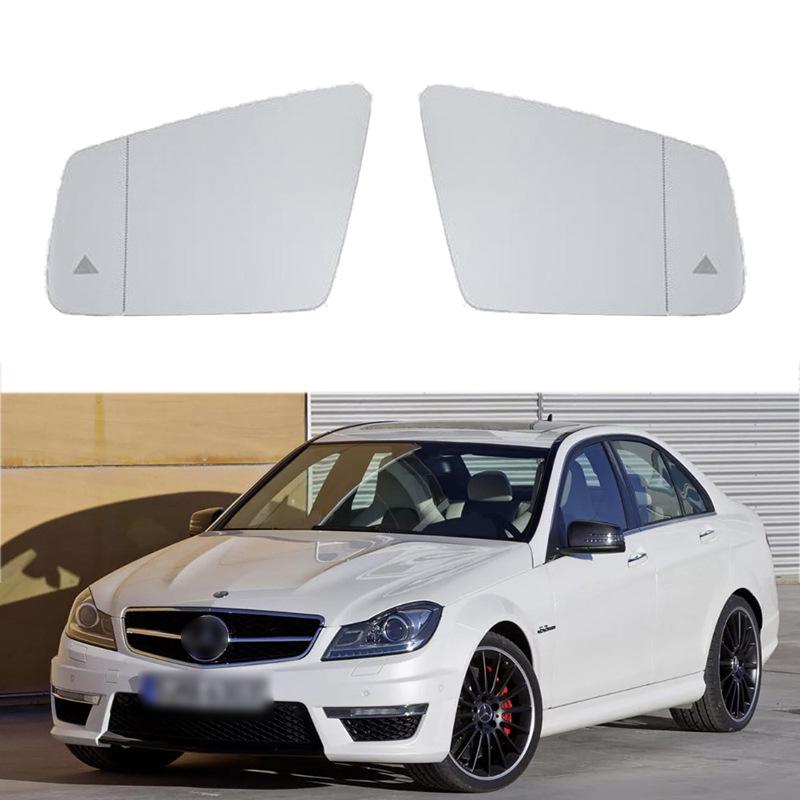 

Heated Rearview Mirror Glass for 2010-2016 Mercedes-Benz W204 C-Class C180 C200 C250 C300 Heated, Right Side