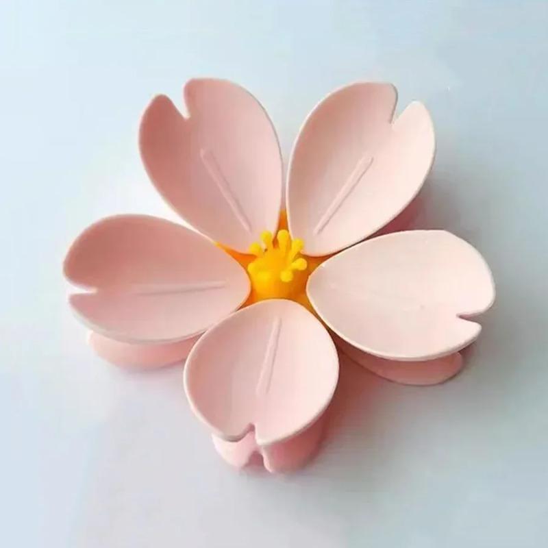 

Sakura Magnetic Fridge Seal Clip Petal Food Bag Sealer Snack Clip Flower Decor Refrigerator Magnet Kitchen Storage Organizer 1 Set рожевий