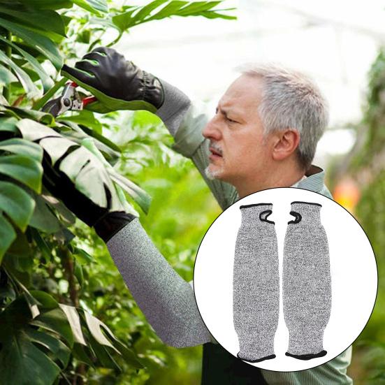 Anti-cut Wear-resistant Sleeve Open Finger Style Arm Protection Cover for Industrial