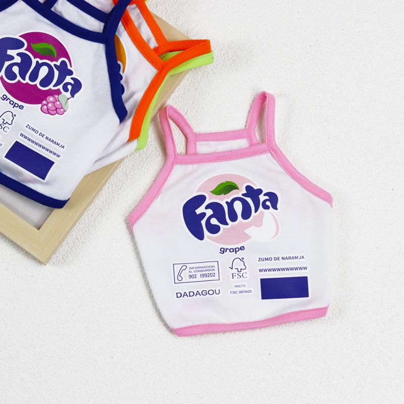 

Spring/Summer Thin Pet Clothing for Dogs and Cats - Soda Short Vest L