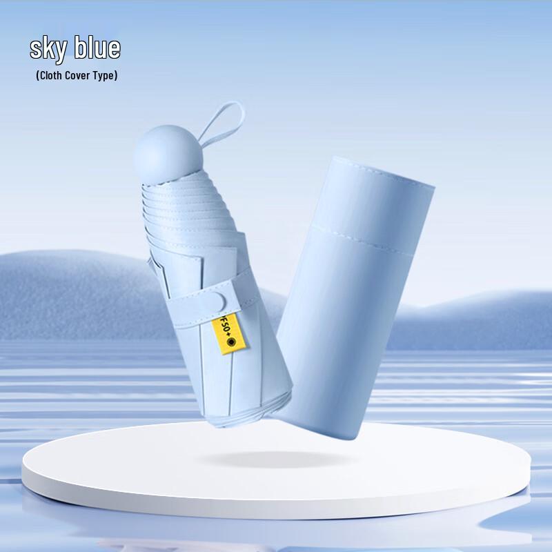

OEING Portable 5-Fold UV Protection Rain & Sun Umbrella