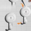 Vacuum Rotating Suction Cup Hook, Strong No-drilling Traceless Storage Rack Wall-mounted Adhesive Hook Multi-hook