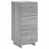 Sideboard Sonoma Grey 33.5 X 34.5 X 75 Cm Engineered Wood