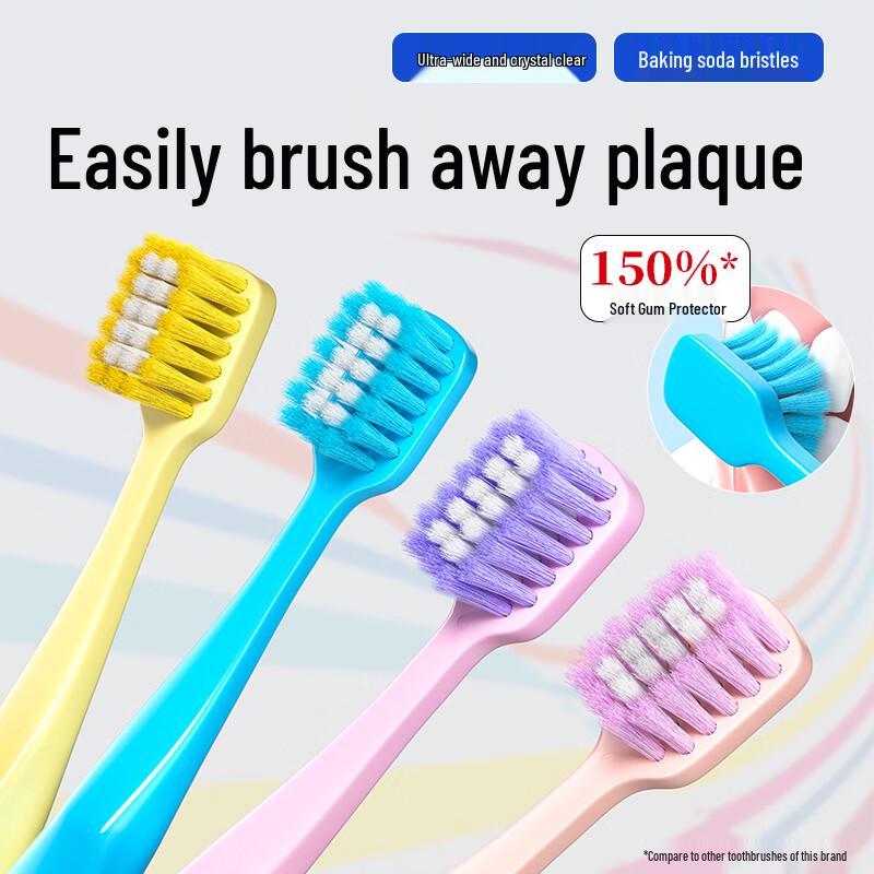 RAOYI Baking Soda Soft Bristle Adult Toothbrush
