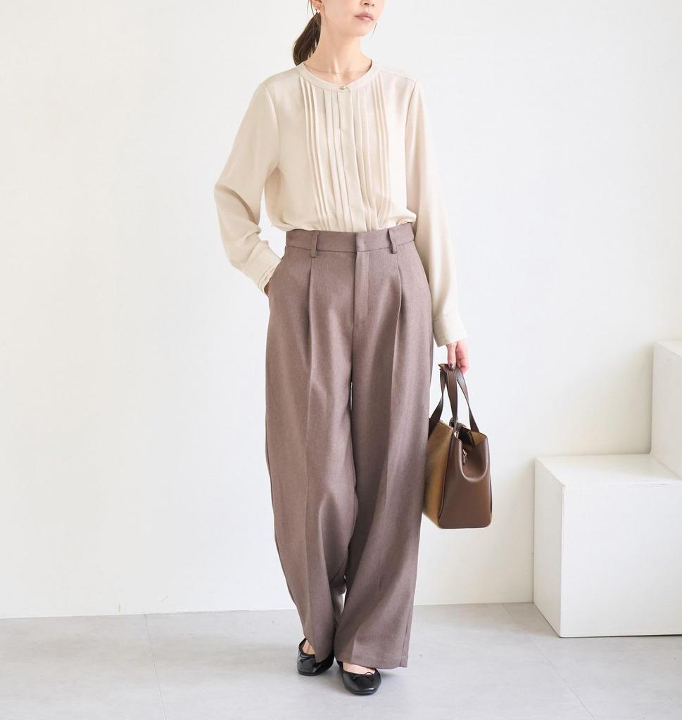 ROPE PICNIC Bluse mit Biesen vorne Beige L (Web-Exklusive Farbe) / Pendlerfreundlich, (27)
