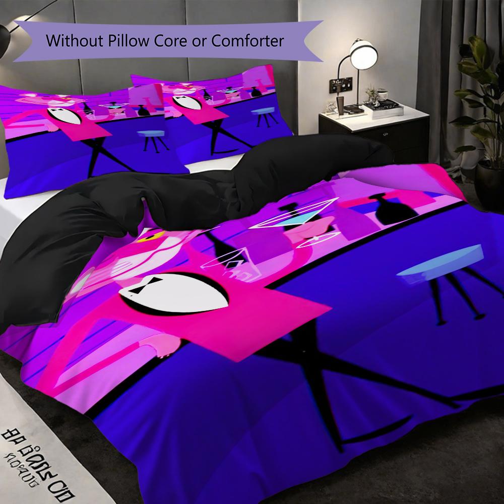 Biancheria da letto con impronta di zampa della Pantera Rosa Senza Imbottitura 1 Copripiumino 2 Federe Senza Imbottitura Set Biancheria da Letto Regalo di Natale Compleanno Morbido e Confortevole