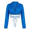 Missy Empire Womens/Ladies Tie Detail Cropped Blazer