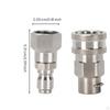 Pressure Washer Hose Fittings with Quick Release AntiTwist Disconnect Kit