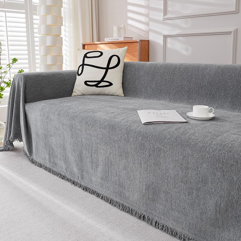 Chenille Waterproof Cat-Resistant Universal Sofa Cover for All Seasons