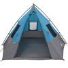 Tipi Tent with Roof and Storage Blue 383 x 338 x 217 cm Taffeta