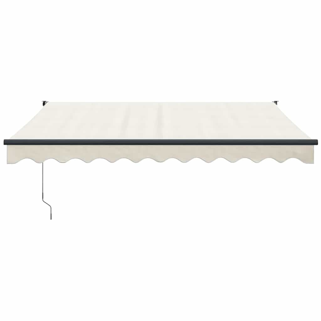 Retractable Cream Awning 3x2.5 M Fabric and Aluminum