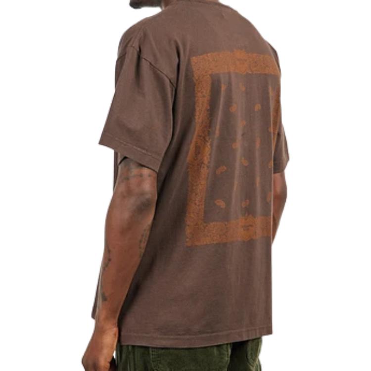 Carhartt WIP T-shirty Męskie Drzewo Siedmiu Liści Kolor Okrągły Dekolt Umiarkowany Prosty Krój I032439-1V9-06