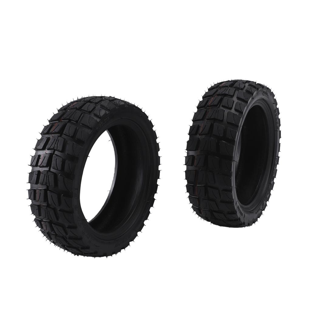 2 Pcs Scooter Vacuum Tire 10x2.75 6.5 Non Slip Puncture Proof Electric Scooter Tire with Valve for Snow Sand Gravel