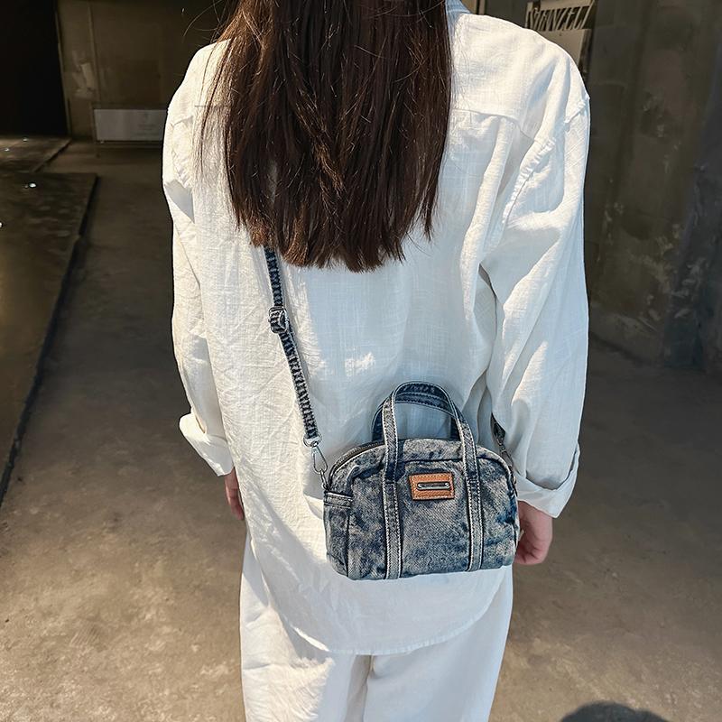 Handbag Women's Denim Vintage Shoulder Small Square Bag