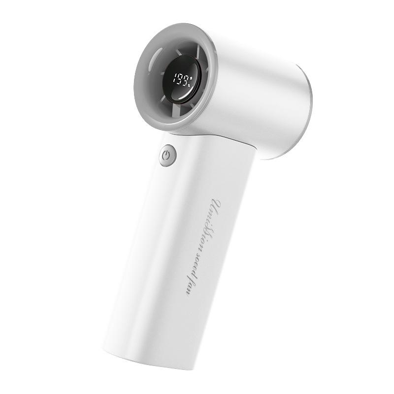 199-Speed Mini Turbine Handheld Fan, USB Rechargeable, Super Powerful and Portable for Outdoor Use