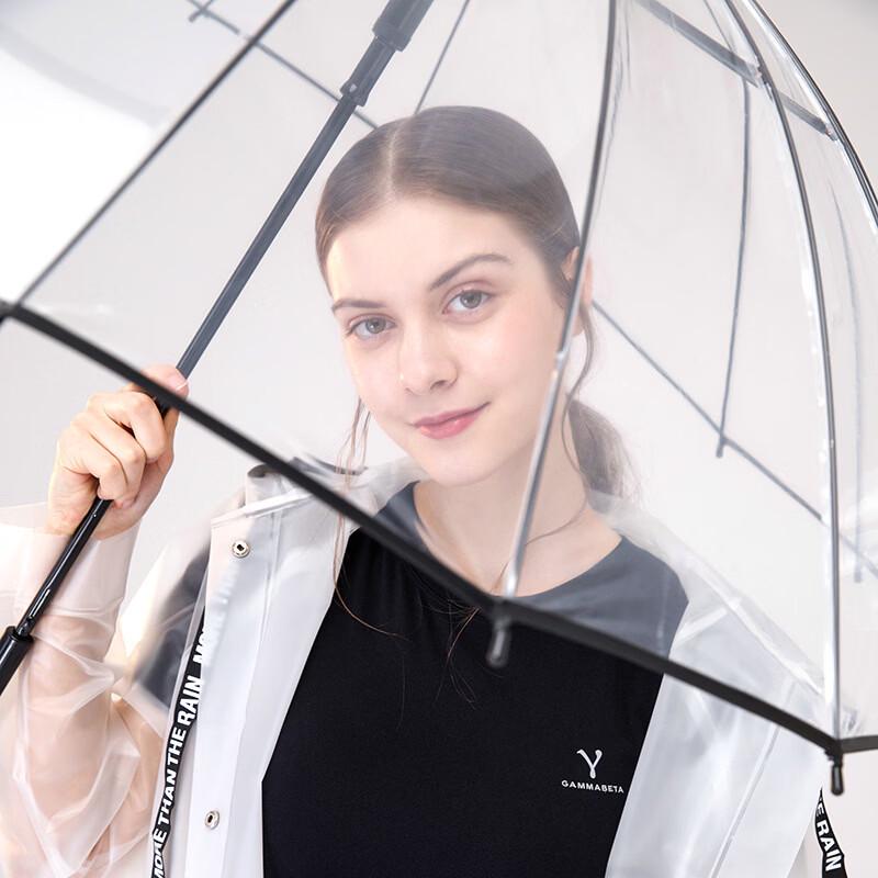 Transparent Straight Handle Umbrella