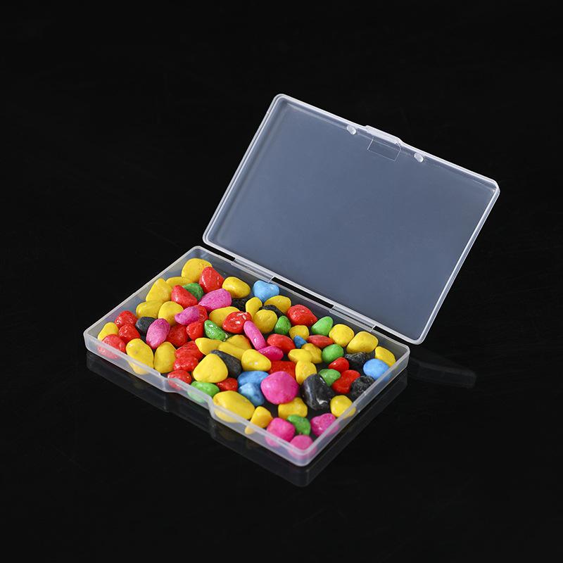 Square Transparent Plastic Box Hardware Parts Fishing Gear Packaging Box Pp Empty Box Jewelry Small Card Wear Armor Storage Box