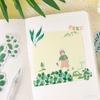 45 Stück/Set Grüner Garten Früher Morgen Pflanzenblatt Aufkleber Dekorativer Aufkleber Tagebuch Schreibwaren Album Aufkleber Flocken Scrapbooking