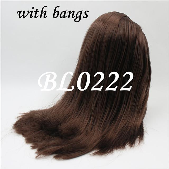 DBS blyth doll icy wig only rbl scalp and dome straight hair toy Acssory diy anime natural skin