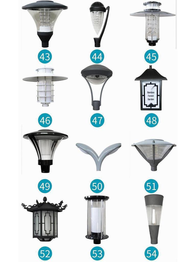 Rust-Proof 3m Courtyard Light Pole: Modern Landscape Street Light for Parks, Villas, Communities, and Households.