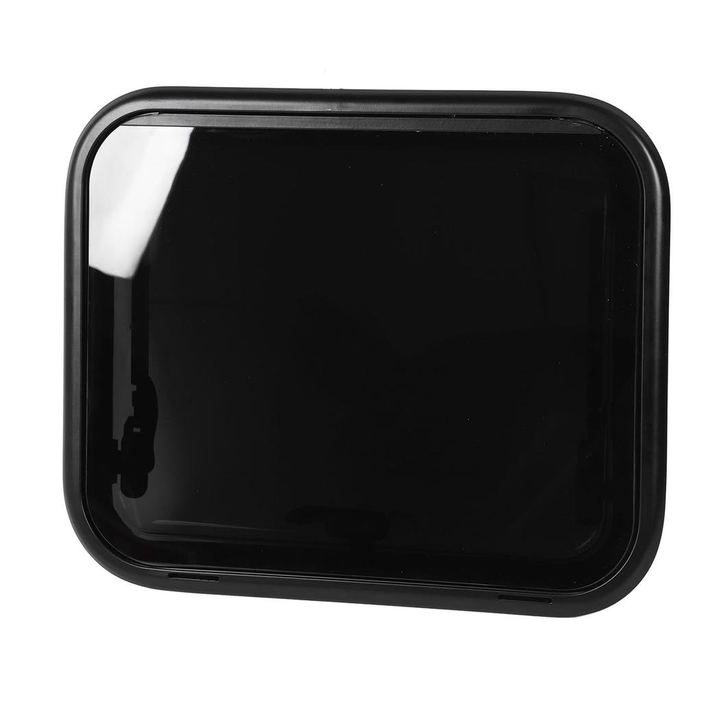 16x20 Inch RV Push Out Window Rounded Corner UV Proof Double Layer Trailer Exit Window with Support Rod Sunshade