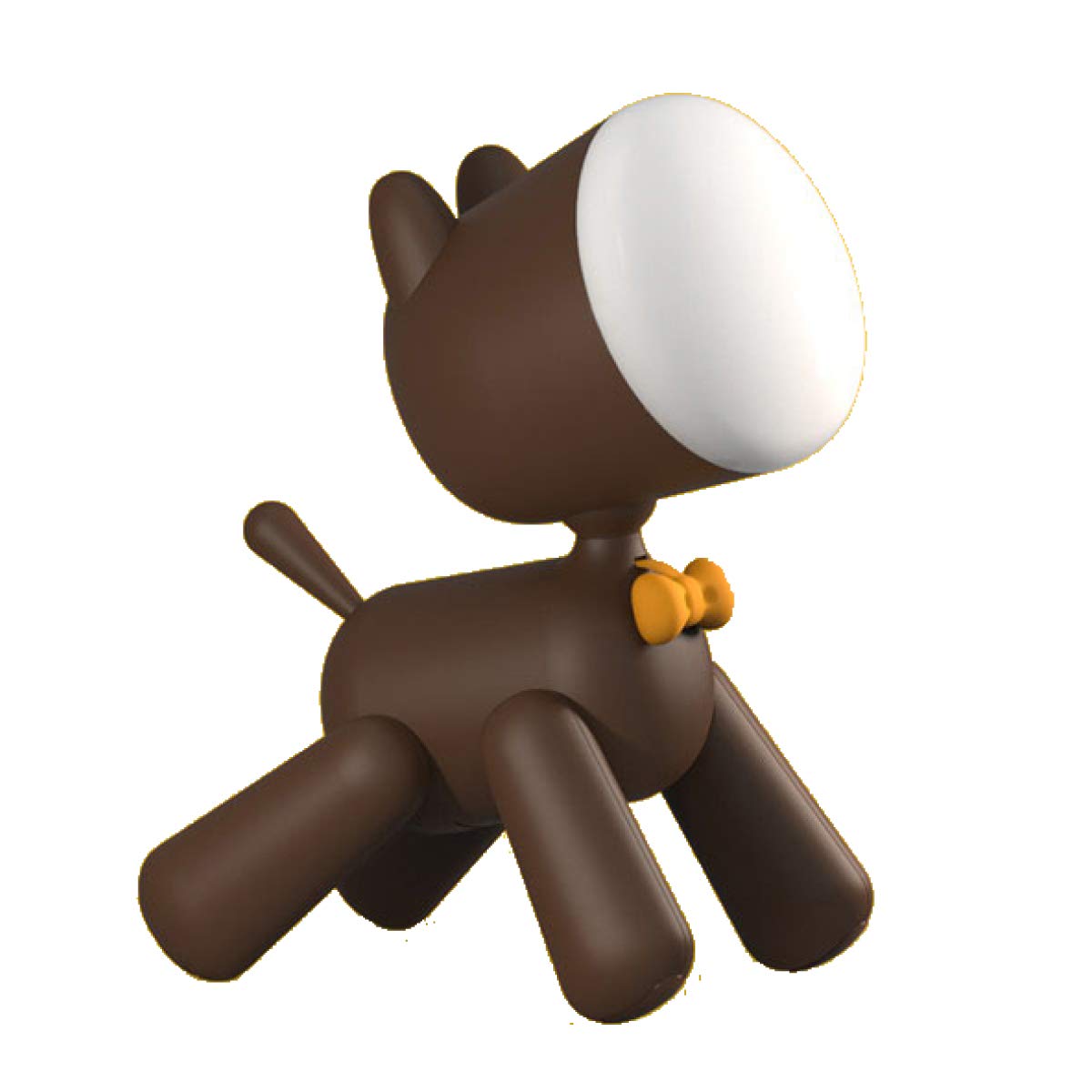 

Light Dog LED Lamp Desk Light Bedside Lamp Dimmable USB Tabletop Reading Bright Puppy Cute Tabletop Interior (Brown)