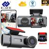 4K HD Dash Cam Hidden Car Recorder Camera WiFi Mobile Phone Interconnection Ultra Wide Angle Night Vision GPS Driving Recorder