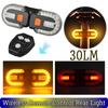 Wireless Remote Control Rear Light Turn Signal Light 30LM Rechargeable Warning Cycling Light Motorbikes Accessories for Night
