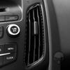 For Ford Focus SE RS ST Ecoboost 2015-2018 Real Carbon Fiber Stickers Central Air Outlet Panel Car Accessories Ide Decorative