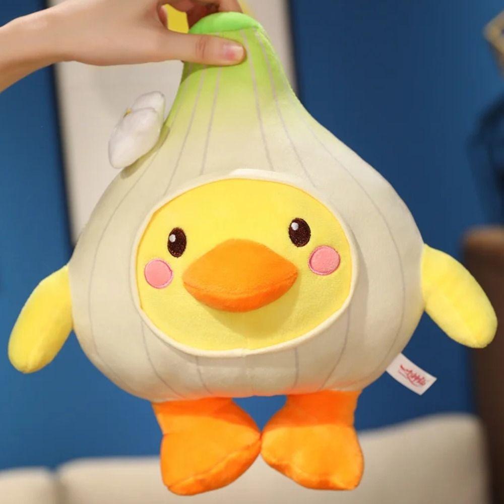 Yellow Garlic Duck Plush Toy Wings&Foot Funny Plush Doll Garlic Duck Plush Pillow Children Girl