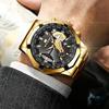 VA VA VOOM Watches for Men Luminous Quartz Watches South East Asia Sports Leisure Steel Belt Watches Sports