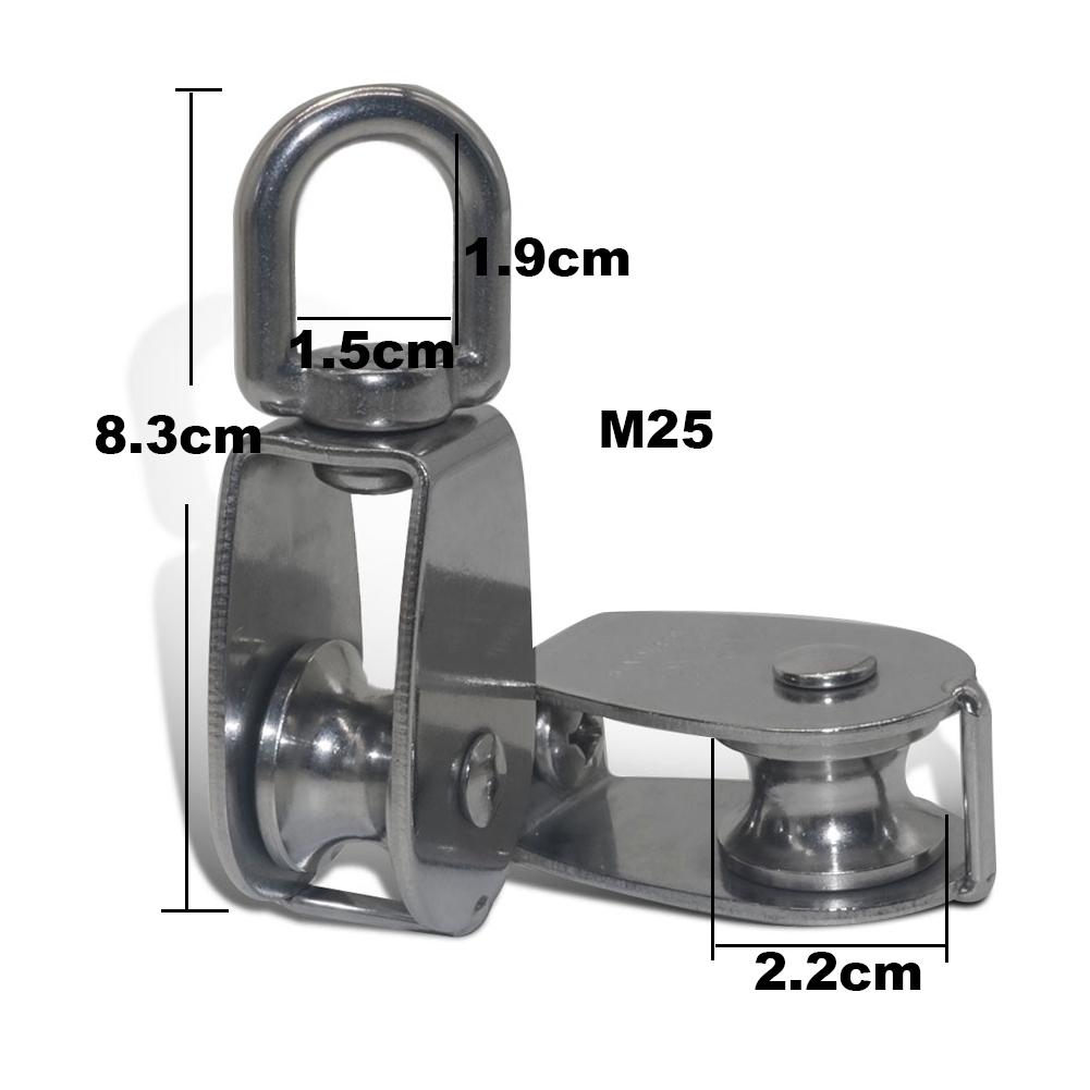 

Шкив из нержавеющей стали Ременной шкив Шкив подъемника Аксессуары для прицепа Тяговый шкив для автофургона 400 кг 250 кг 150 кг 75 кг 35 кг 304 шкив