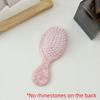 Scalp Massage Airbag Comb Rhinestones Hair Styling Tool Sweet Acetate Air Cushion Comb  Hair Care