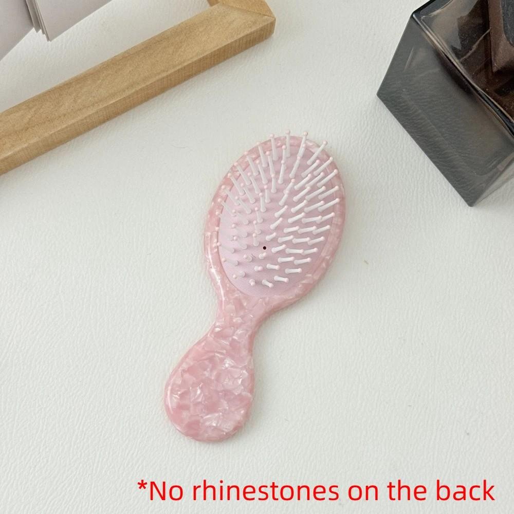 Scalp Massage Airbag Comb Rhinestones Hair Styling Tool Sweet Acetate Air Cushion Comb Hair Care