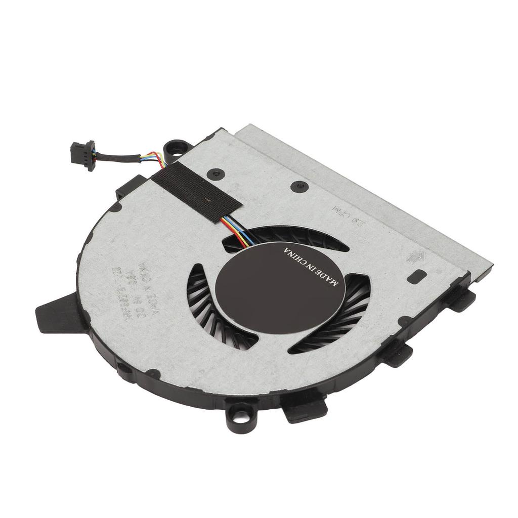 CPU Cooling Fan ABS Aluminum Alloy 4Pin Connector Easy Installation Laptop Cooling Fan for Inspiron 13 7390 7391