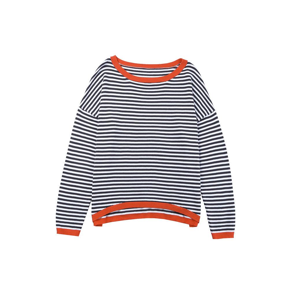 Spring New Pure Cotton Knitted Sweater for Women