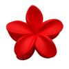 Matte Flower Hair Claw: Five-Petal Clip for Updo & Ponytail