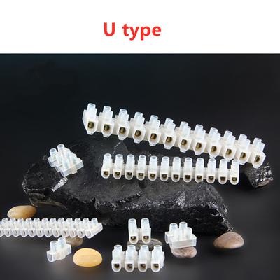 1 szt. UH Typ 12-pozycyjny plastikowy zacisk zaciskowy Barrier Screw Block Paski połączeniowe do okablowania elektrycznego 3A10A