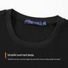 MONTAGUT Men's Antibacterial Long-Staple Cotton Long Sleeve T-Shirt