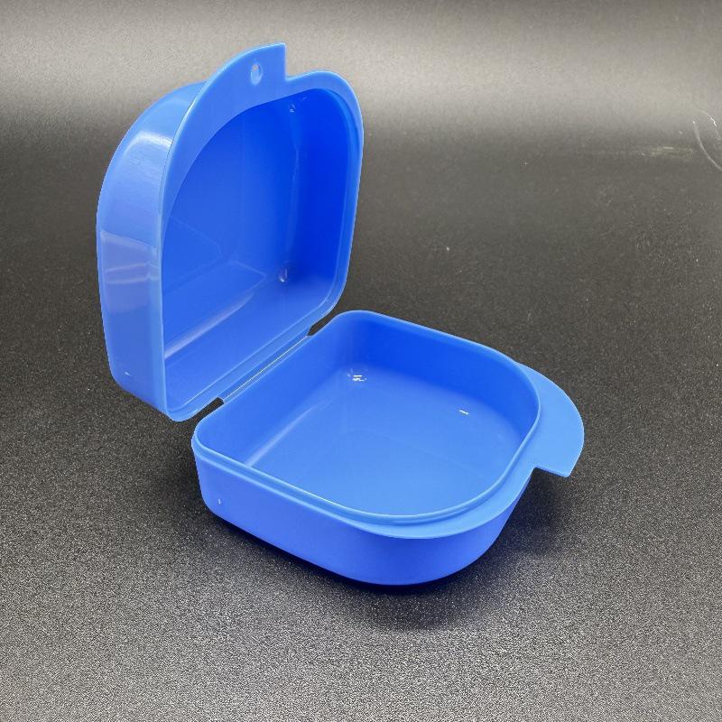 Portable Dental Retainer & Aligner Storage Box - Large/Medium Opening for Orthodontic and Denture Use