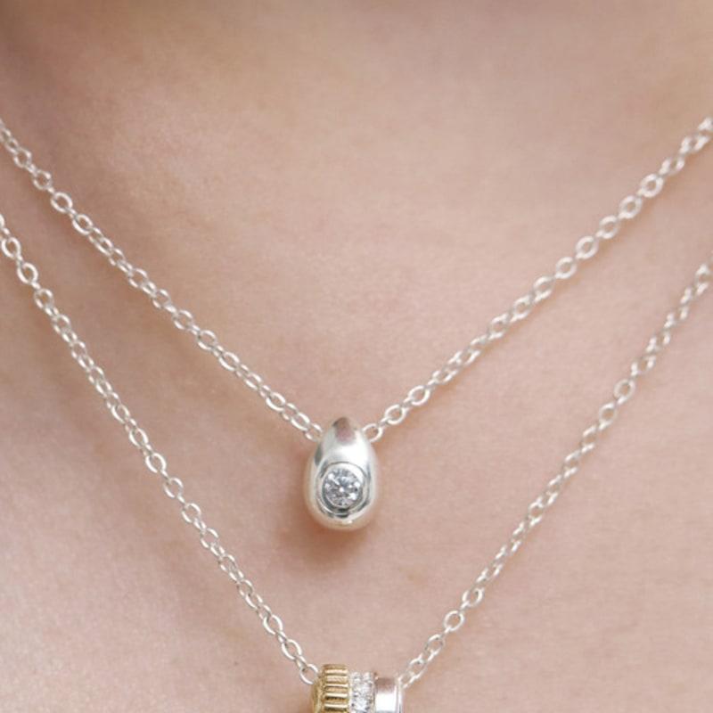 

LOVEMBER [silver 925] 2-Way Drop N SILVER&GOLD