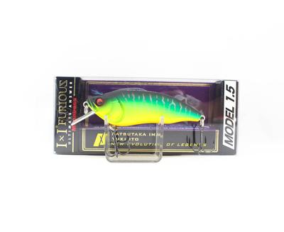 Megabass I X I Furious 1.5 64 mm 1/4 oz Schwimmköder Mat Tiger (2444)