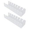 2pcs Baseball Hat Storage Rack Well Organization Acrylic Baseball   Display Stand for 7pcs   Each Rack
