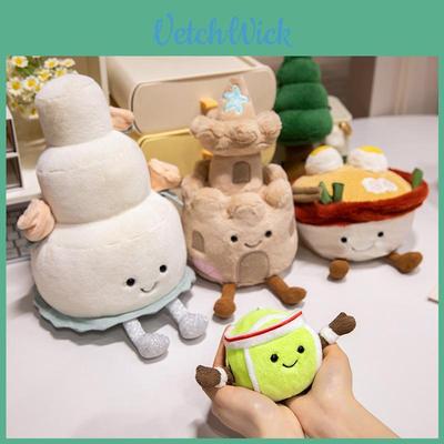 Adorable Realistic Castle Cake Plush Toy Stunning 30cm Wedding Cake Design